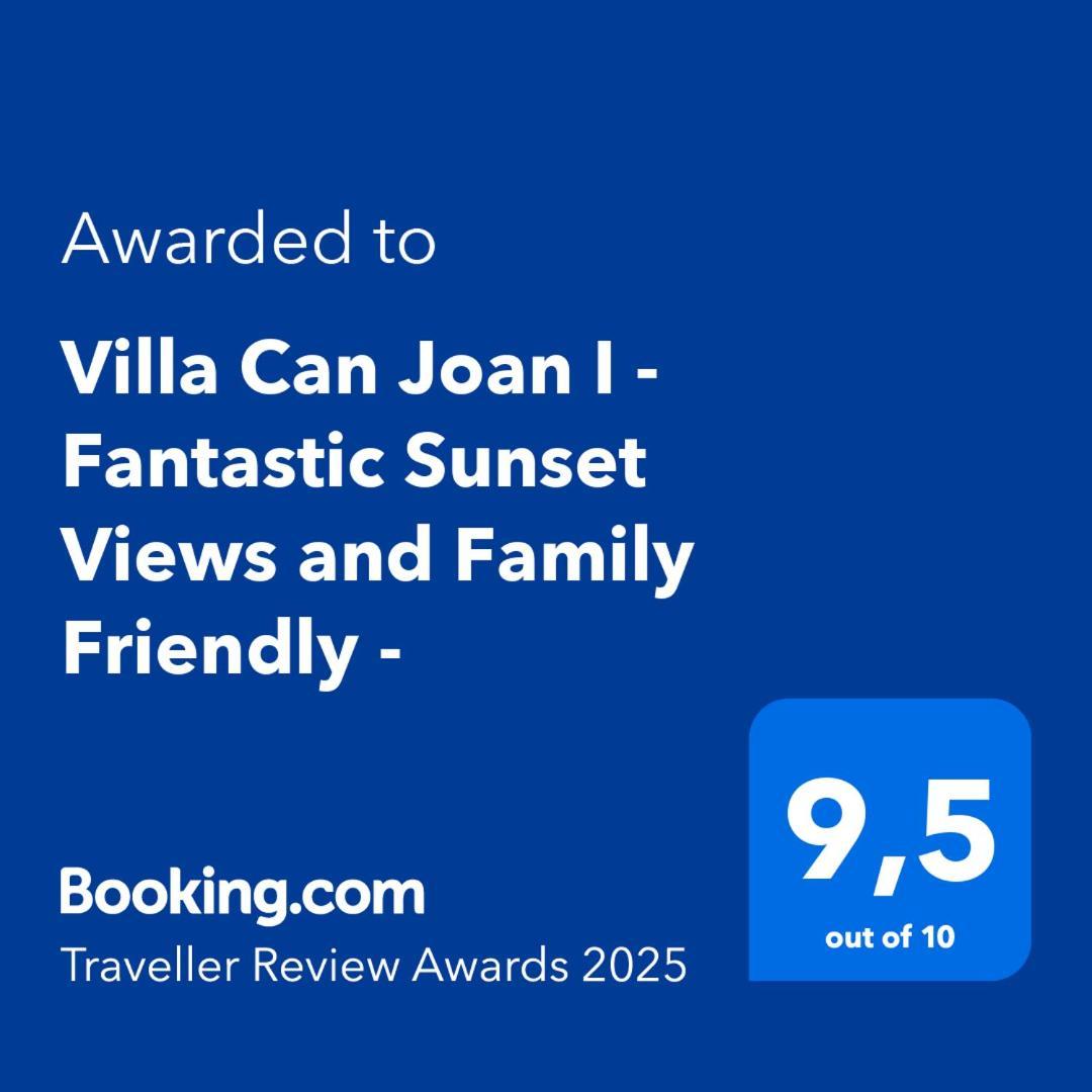 Villa Can Joan I - Fantastic Sunset Views And Family Friendly - San Antonio  Buitenkant foto